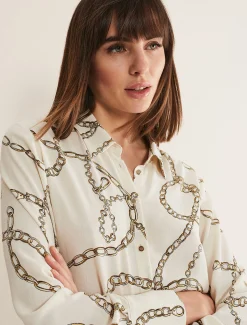 Cheska Chain Print Top