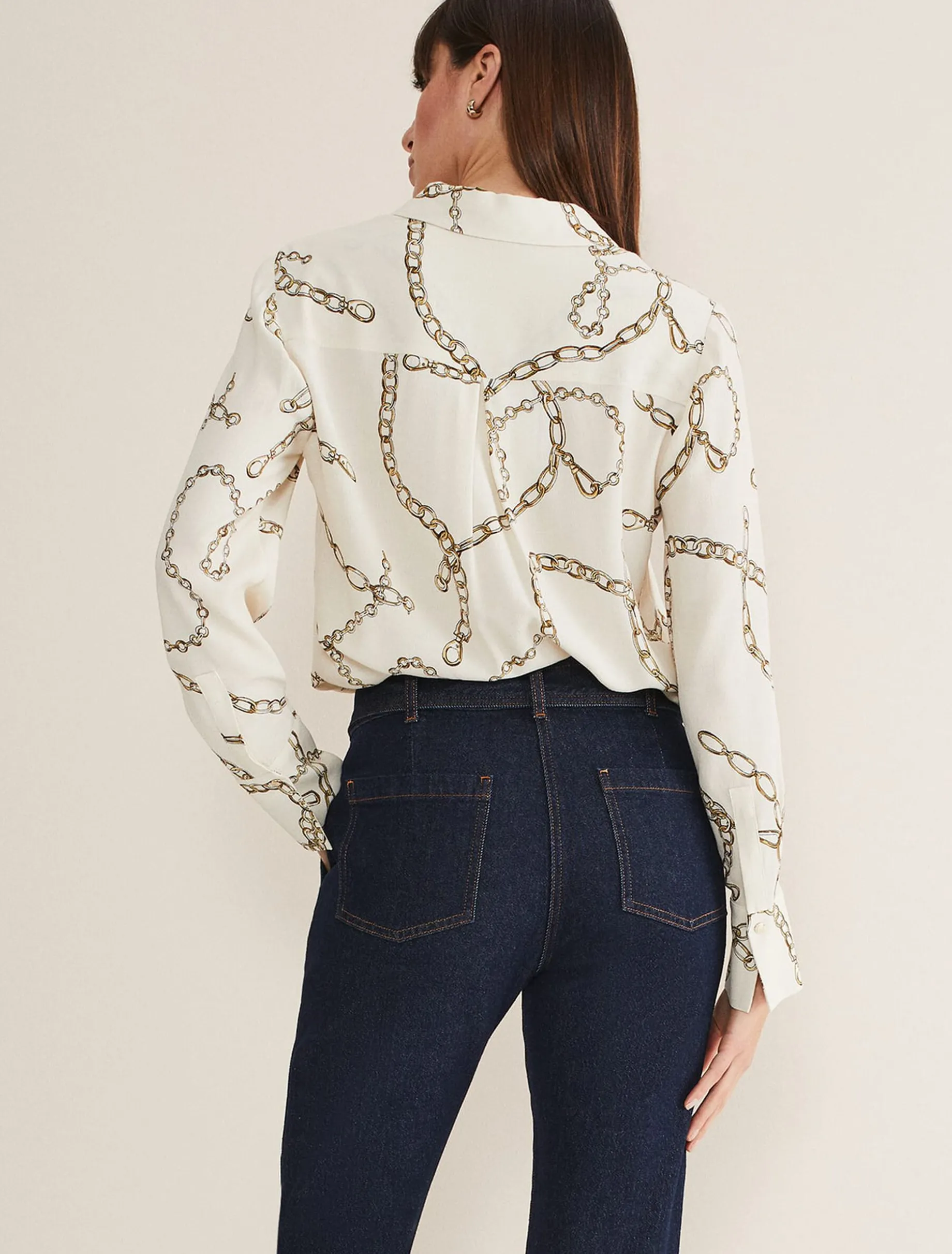 Cheska Chain Print Top