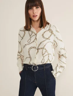 Cheska Chain Print Top