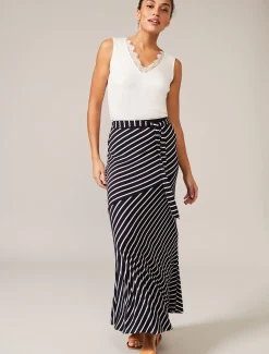 Cheyenne Stripe Maxi Skirt