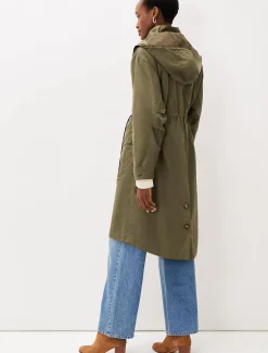 Chloe Longline Parka Coat