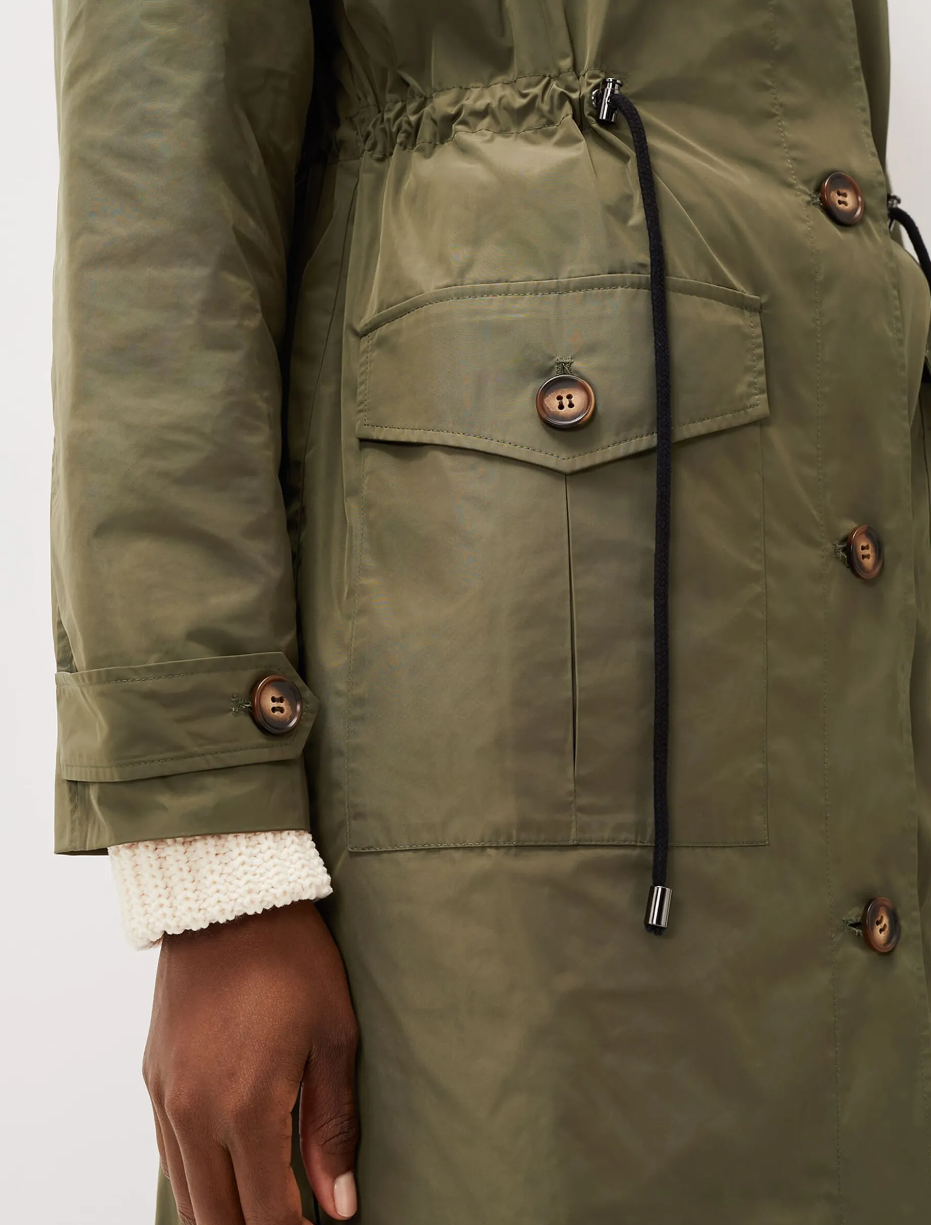 Chloe Longline Parka Coat