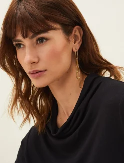 Chrissie Cowl Neck Swing Top