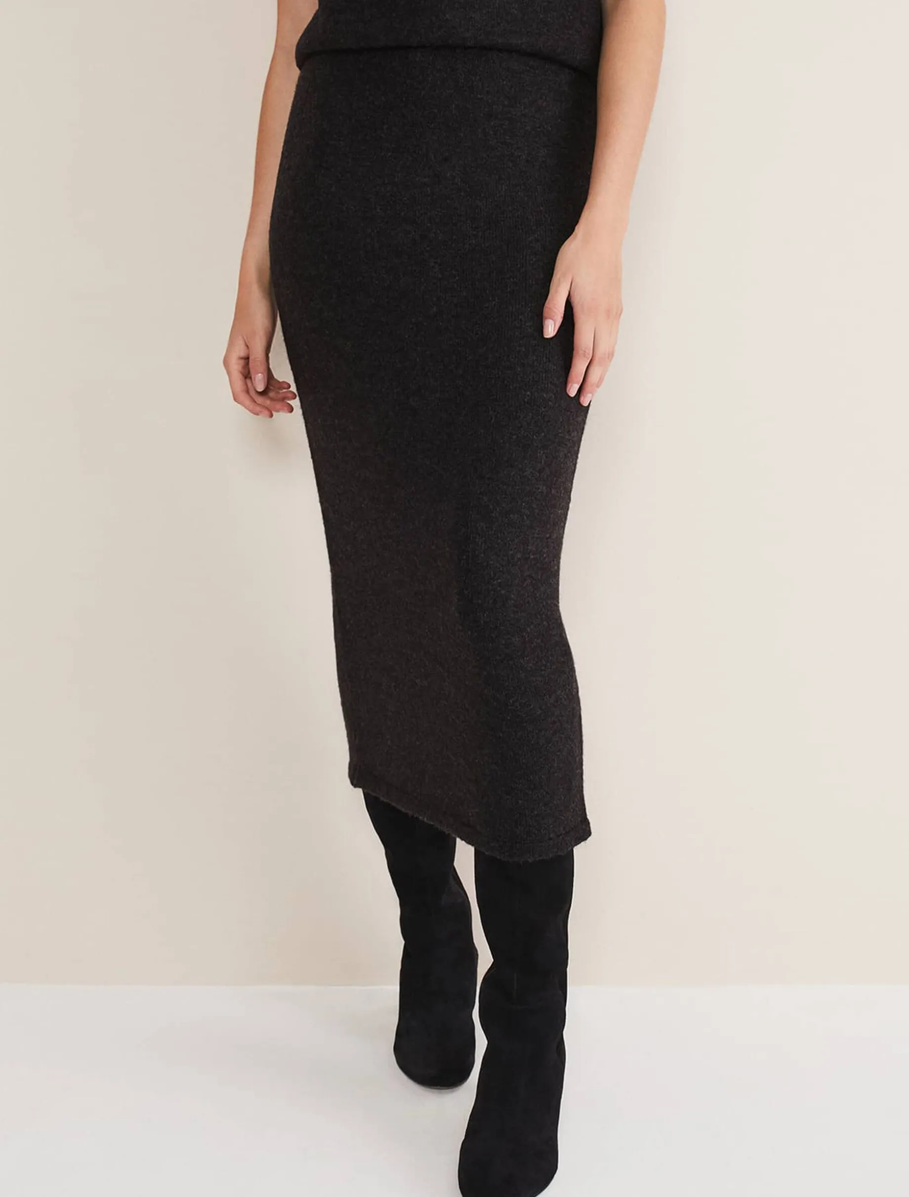 Cindy Cosy Co-Ord Knit Skirt