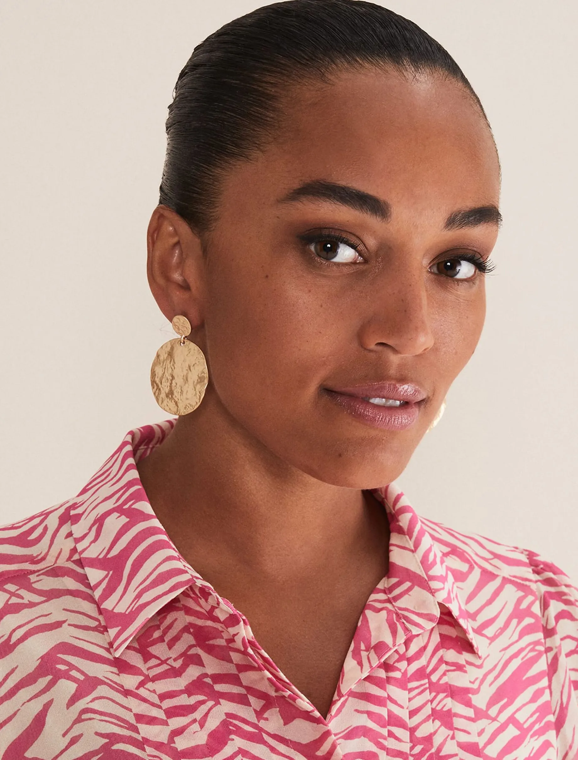 Circle Drop Earrings