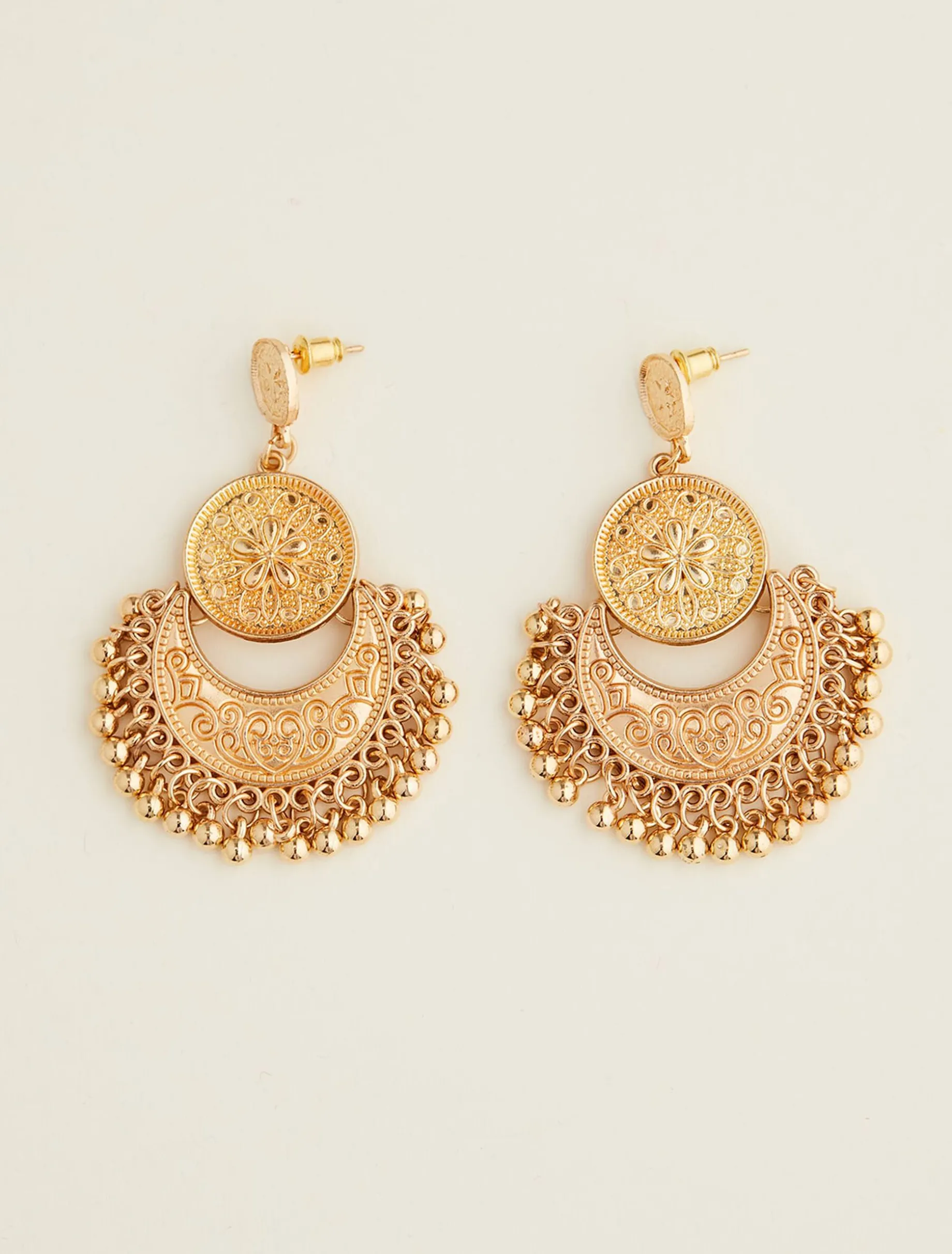 Circle Drop Earrings