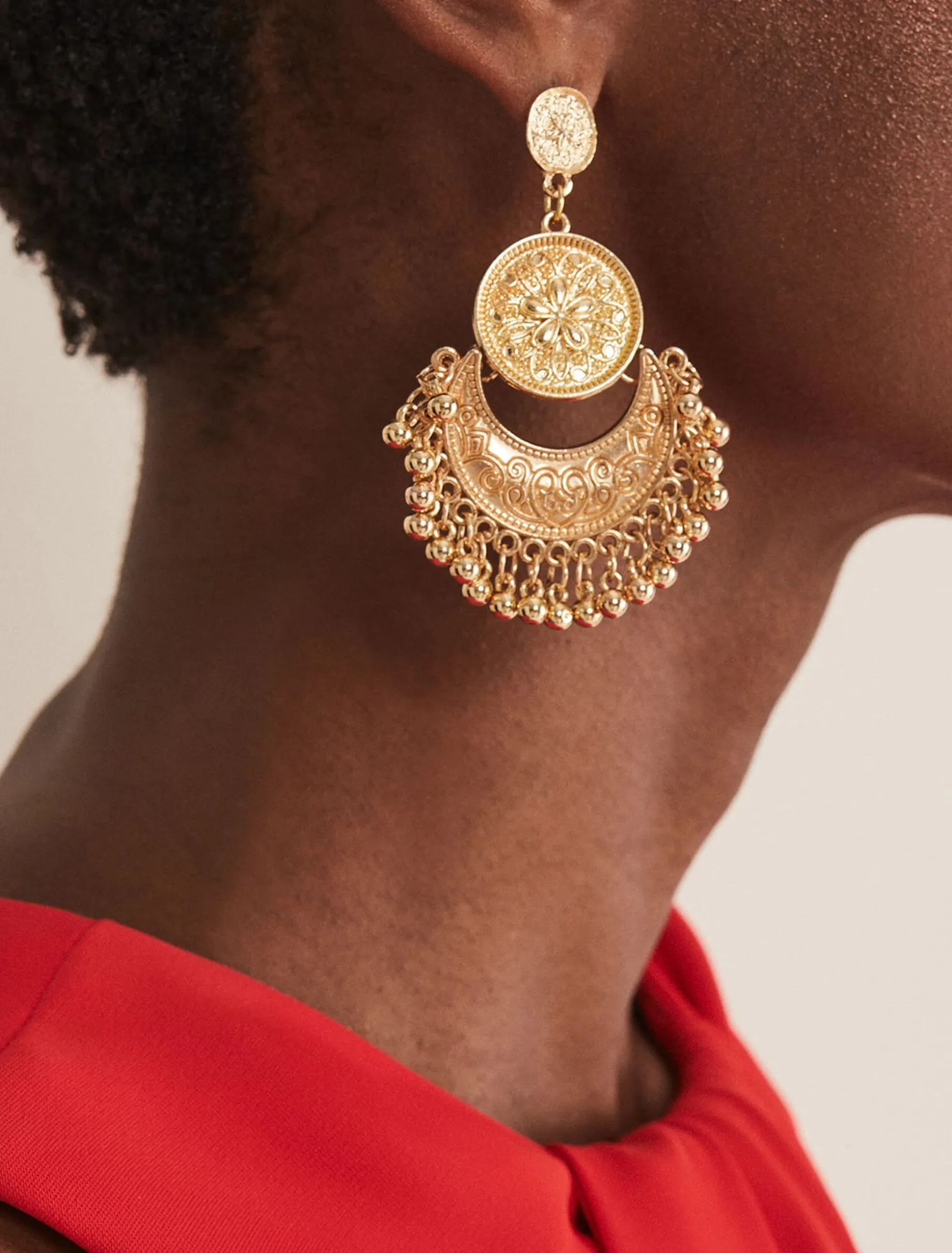 Circle Drop Earrings