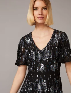 Clarabelle Sequin Embelished Maxi Dress