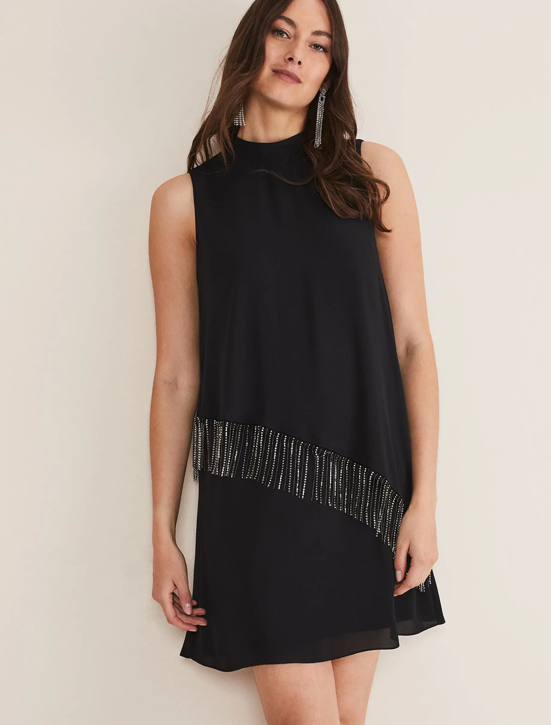 Clarice Diamonte Shift Dress