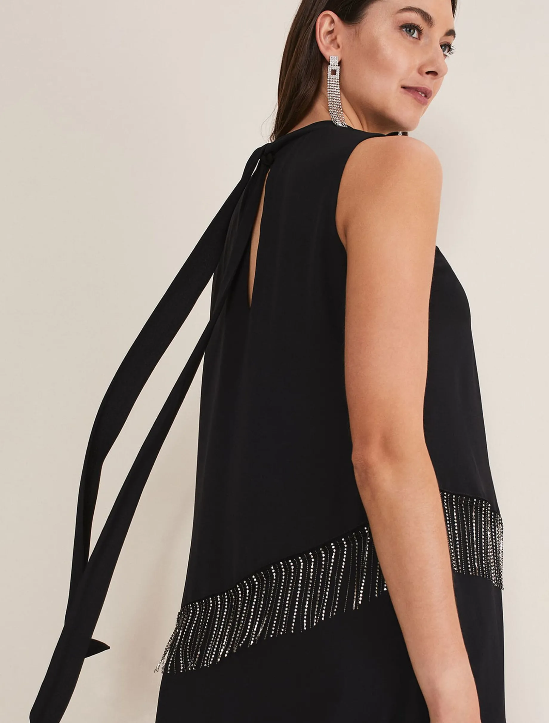 Clarice Diamonte Shift Dress