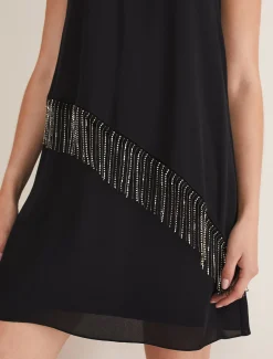 Clarice Diamonte Shift Dress