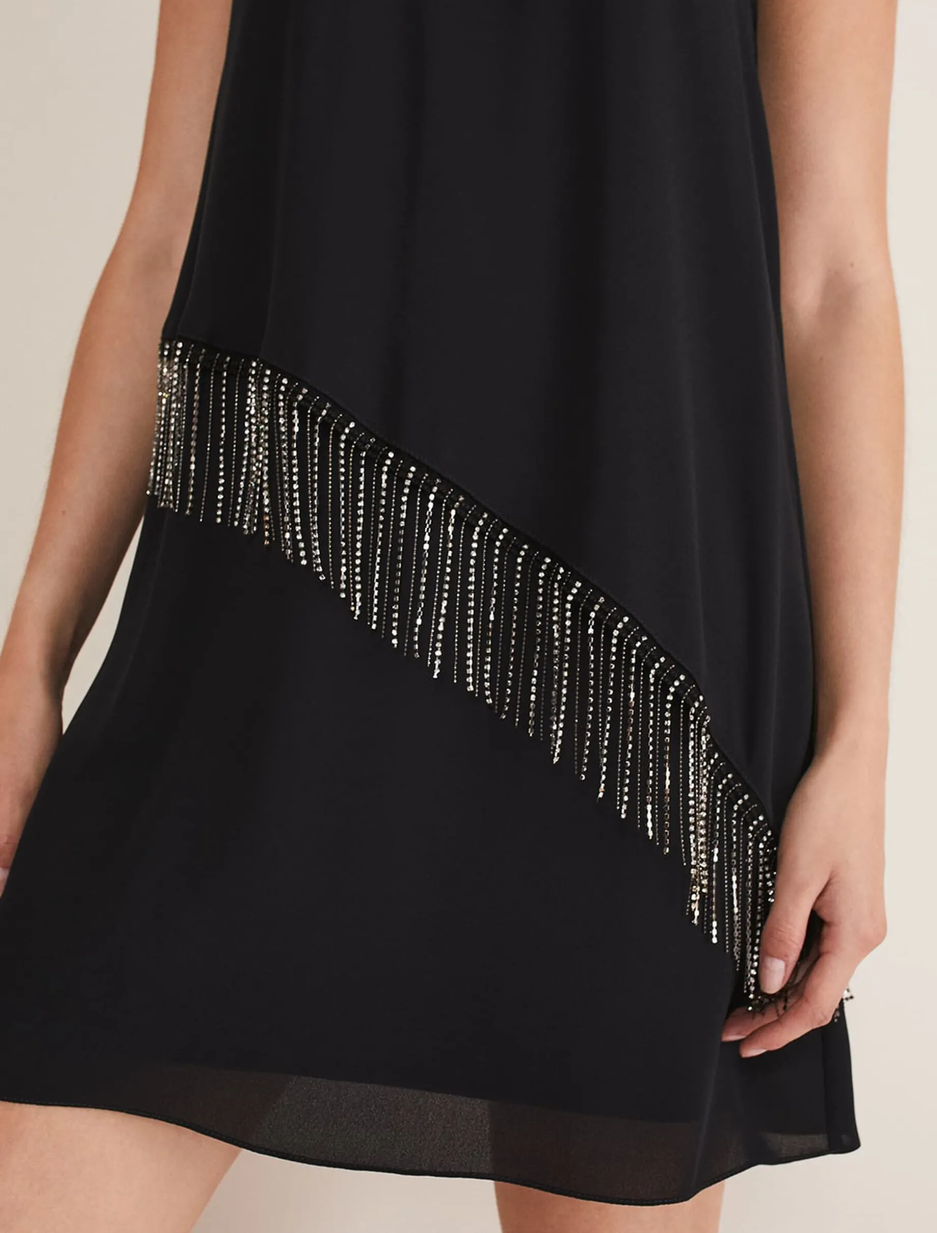 Clarice Diamonte Shift Dress