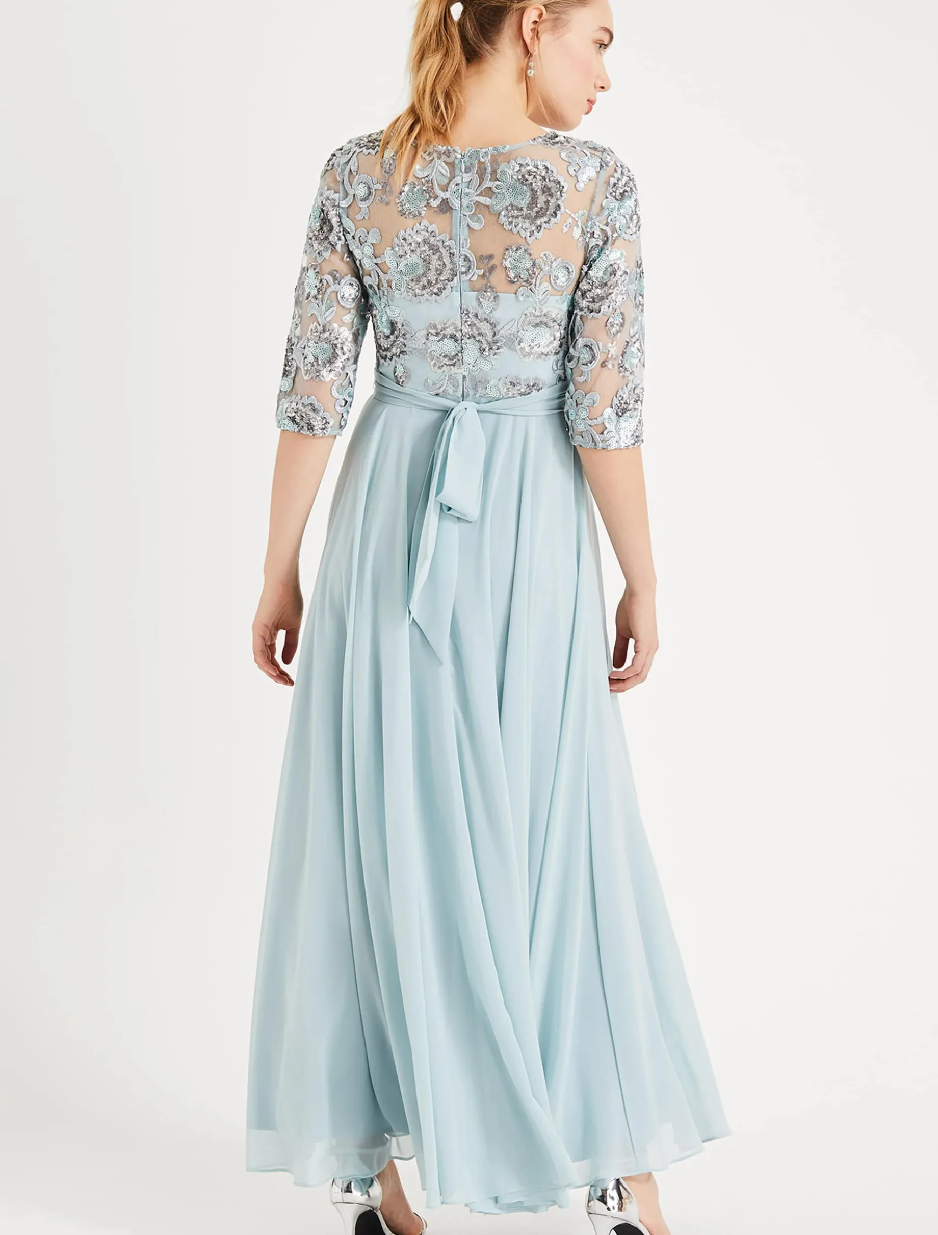 Clarissa Sequin Maxi Dress