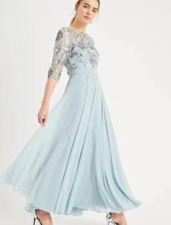 Clarissa Sequin Maxi Dress