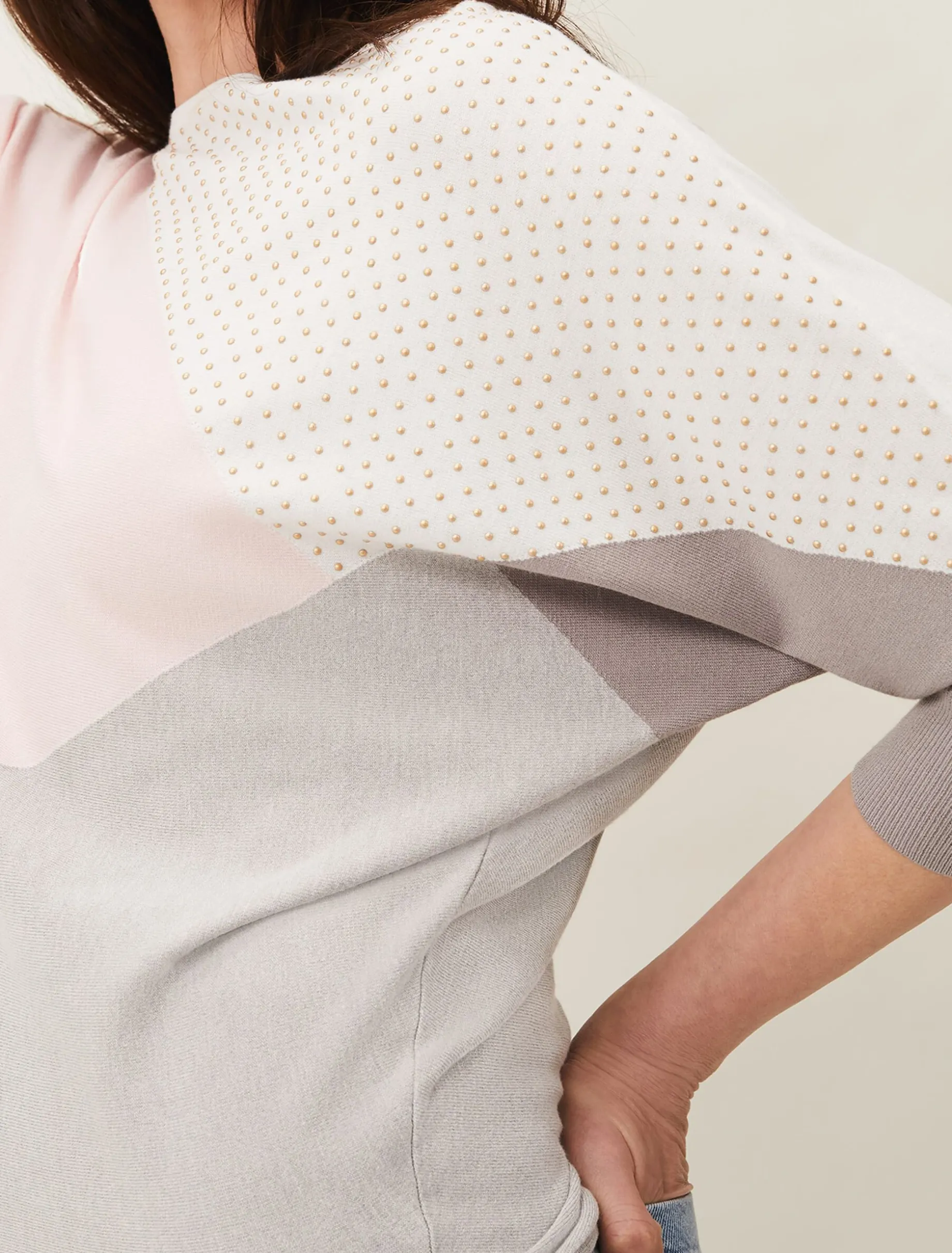 Claudette Colourblock Jumper