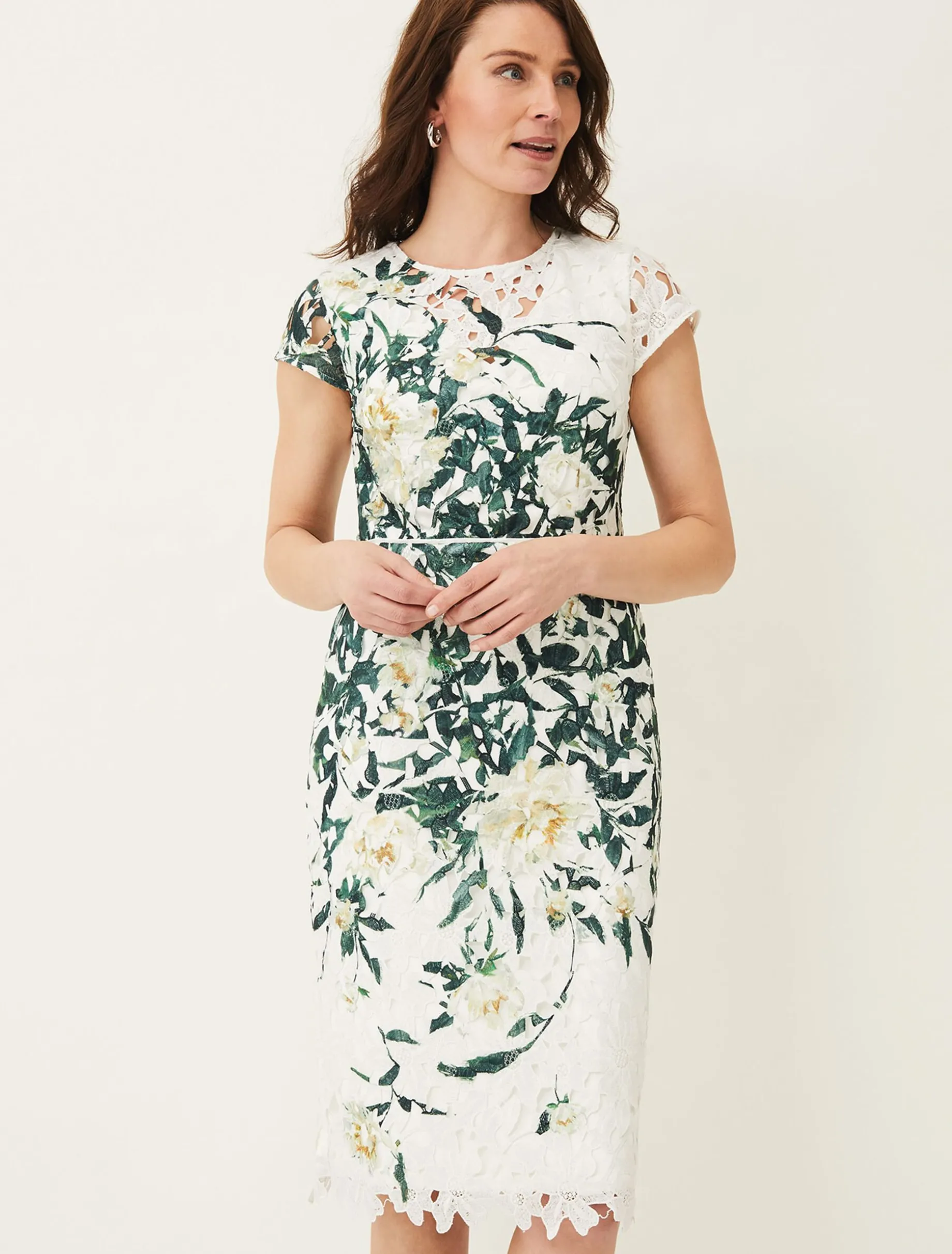 Claudine Floral Lace Dress