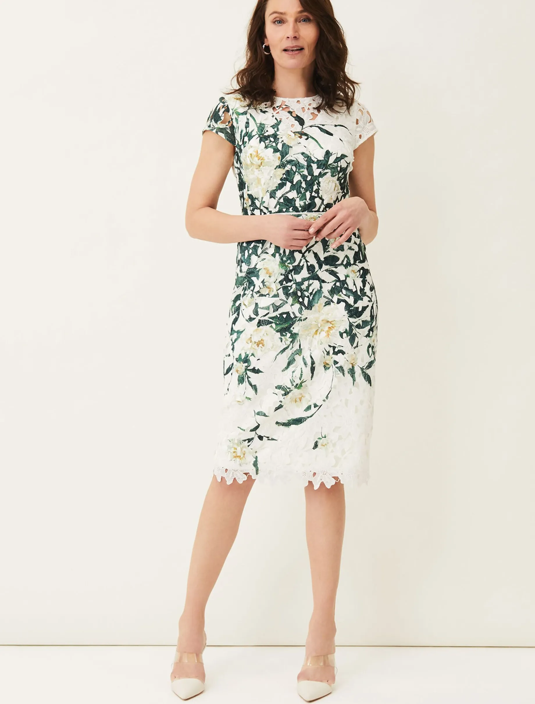Claudine Floral Lace Dress