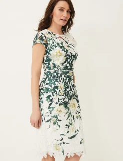 Claudine Floral Lace Dress