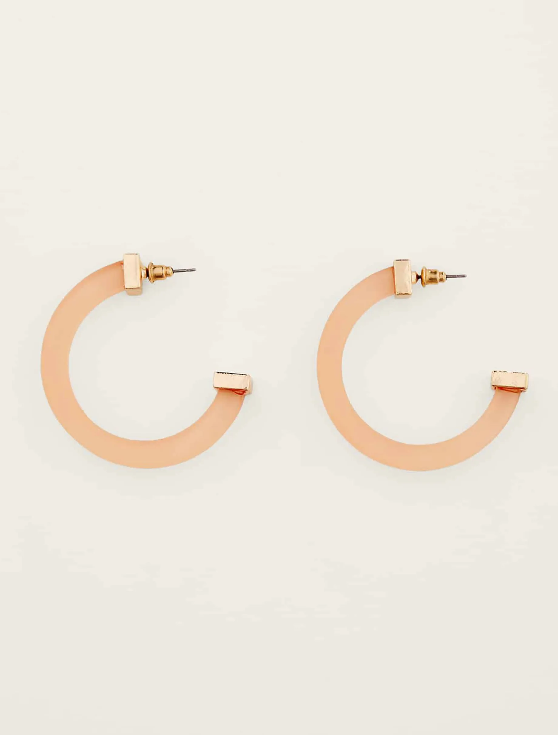 Clear Hoop Earring
