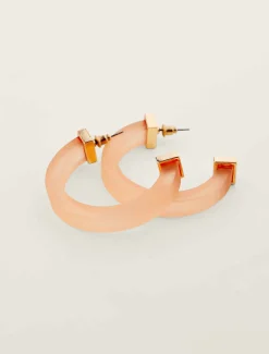 Clear Hoop Earring