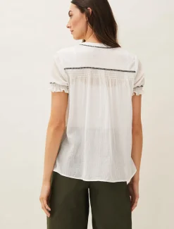 Clemente Contrast Blouse