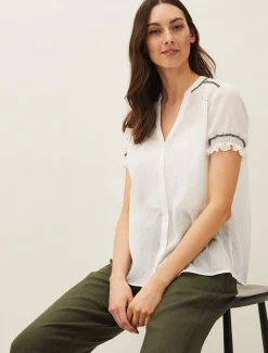 Clemente Contrast Blouse