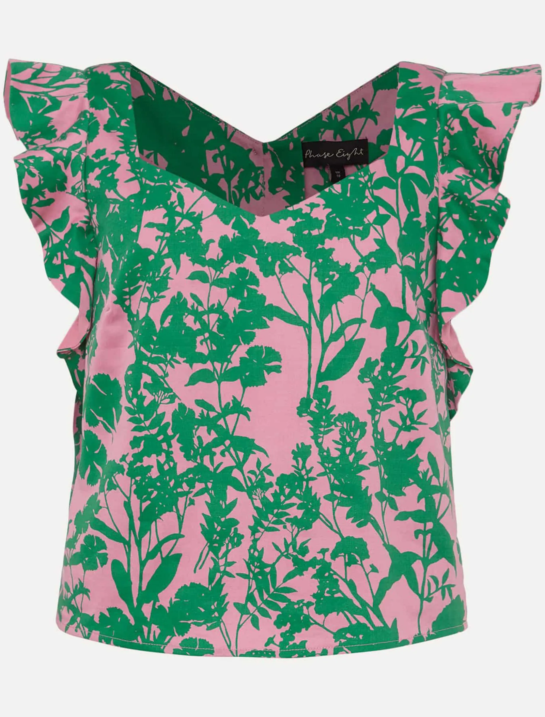 Cleona Printed Dobby Co-Ord Top
