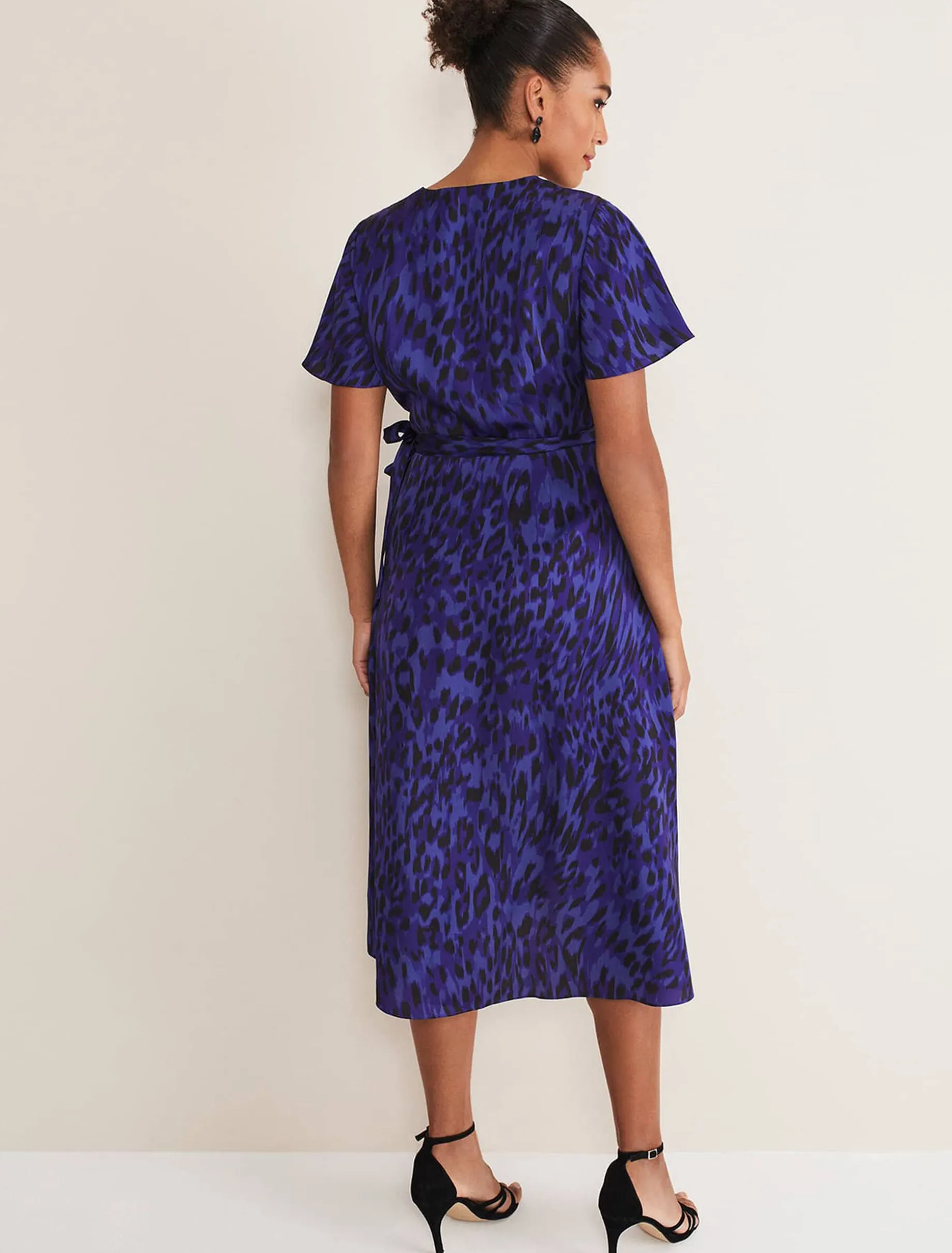 Colletta Print Wrap Dress
