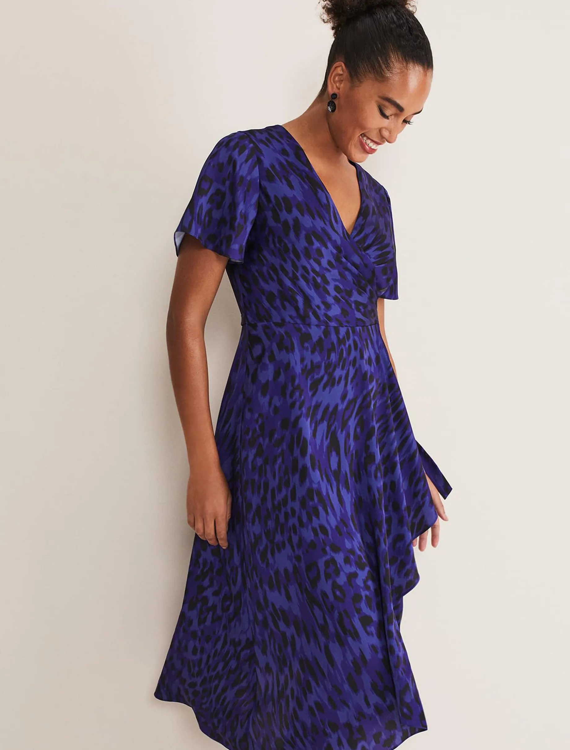 Colletta Print Wrap Dress
