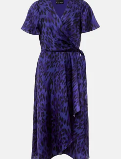 Colletta Print Wrap Dress