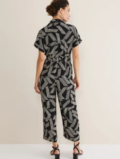 Constance Abstract Wide Leg Jumpsuit