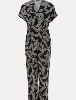 Constance Abstract Wide Leg Jumpsuit