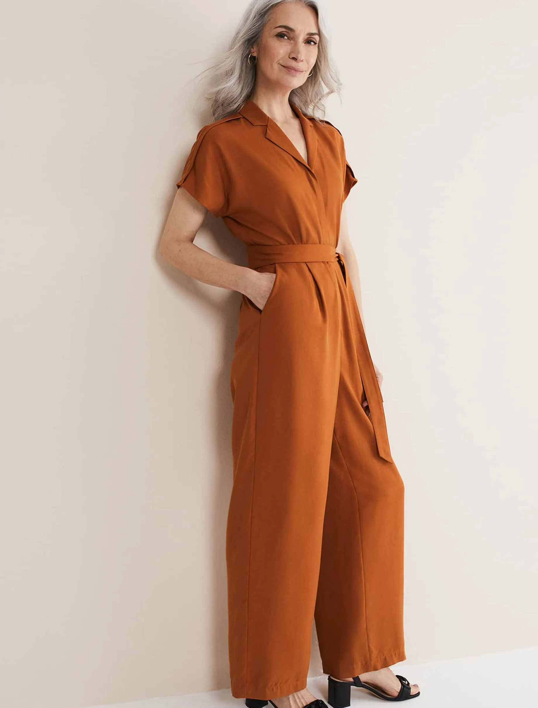 Cora Belted Jumpsuit