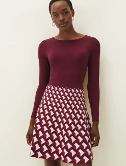 Coraline Print Knitted Dress