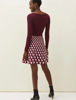 Coraline Print Knitted Dress
