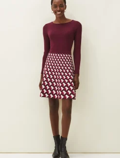 Coraline Print Knitted Dress