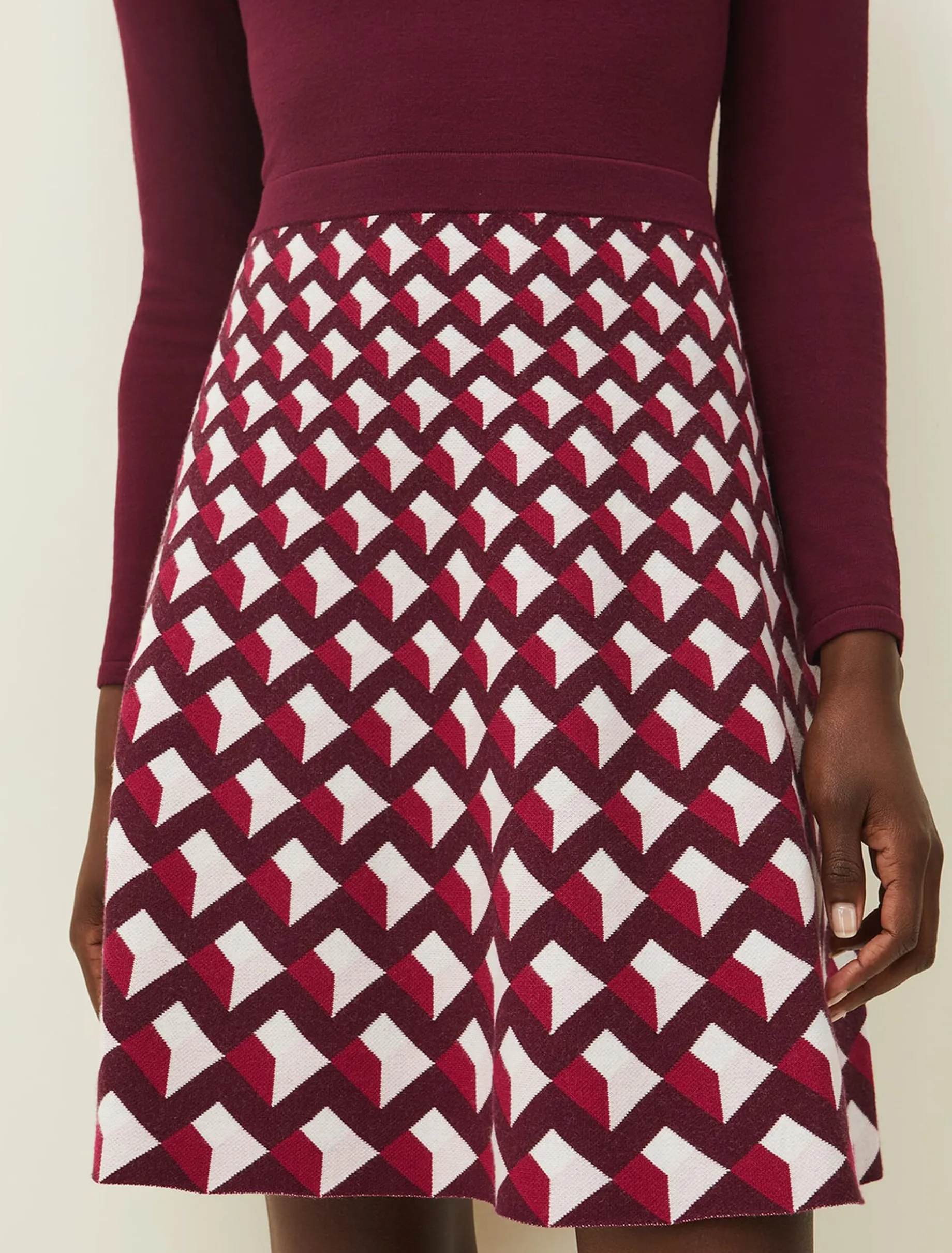 Coraline Print Knitted Dress