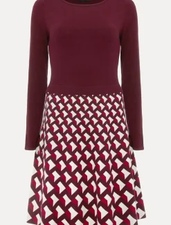 Coraline Print Knitted Dress