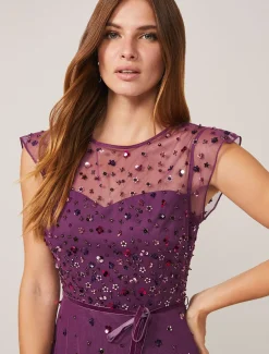 Cortine Embellished Tiered Dress