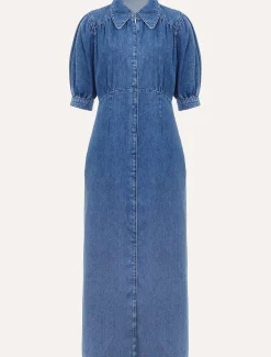 Cosette Denim Midaxi Dress
