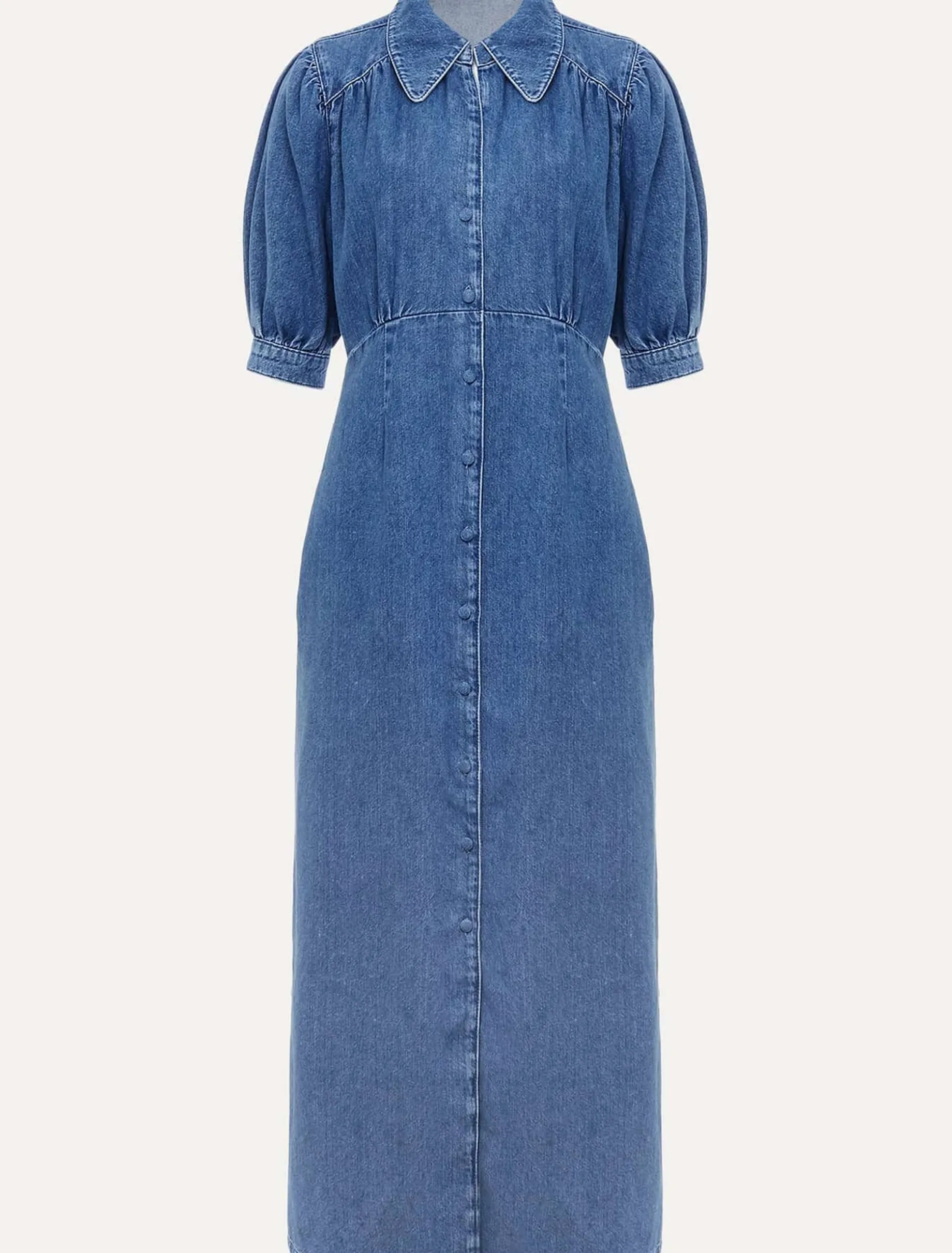 Cosette Denim Midaxi Dress