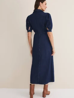 Cosette Denim Midaxi Dress