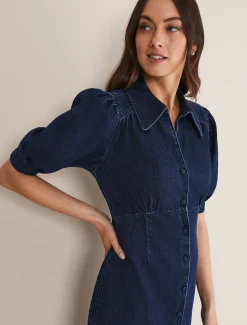 Cosette Denim Midaxi Dress