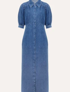 Cosette Denim Midaxi Dress