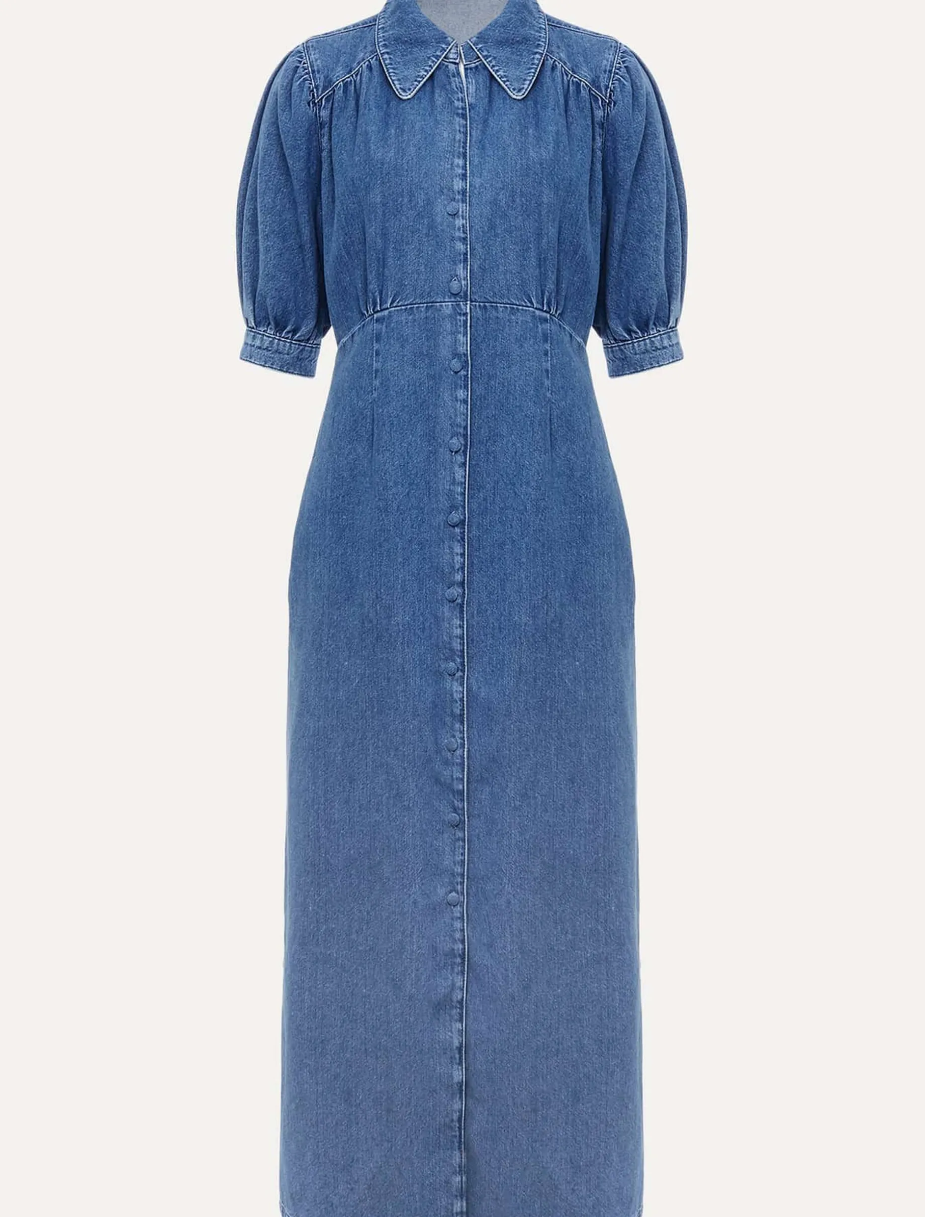 Cosette Denim Midaxi Dress