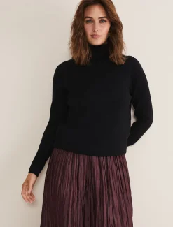 Cressida Wool Cashmere Roll Neck