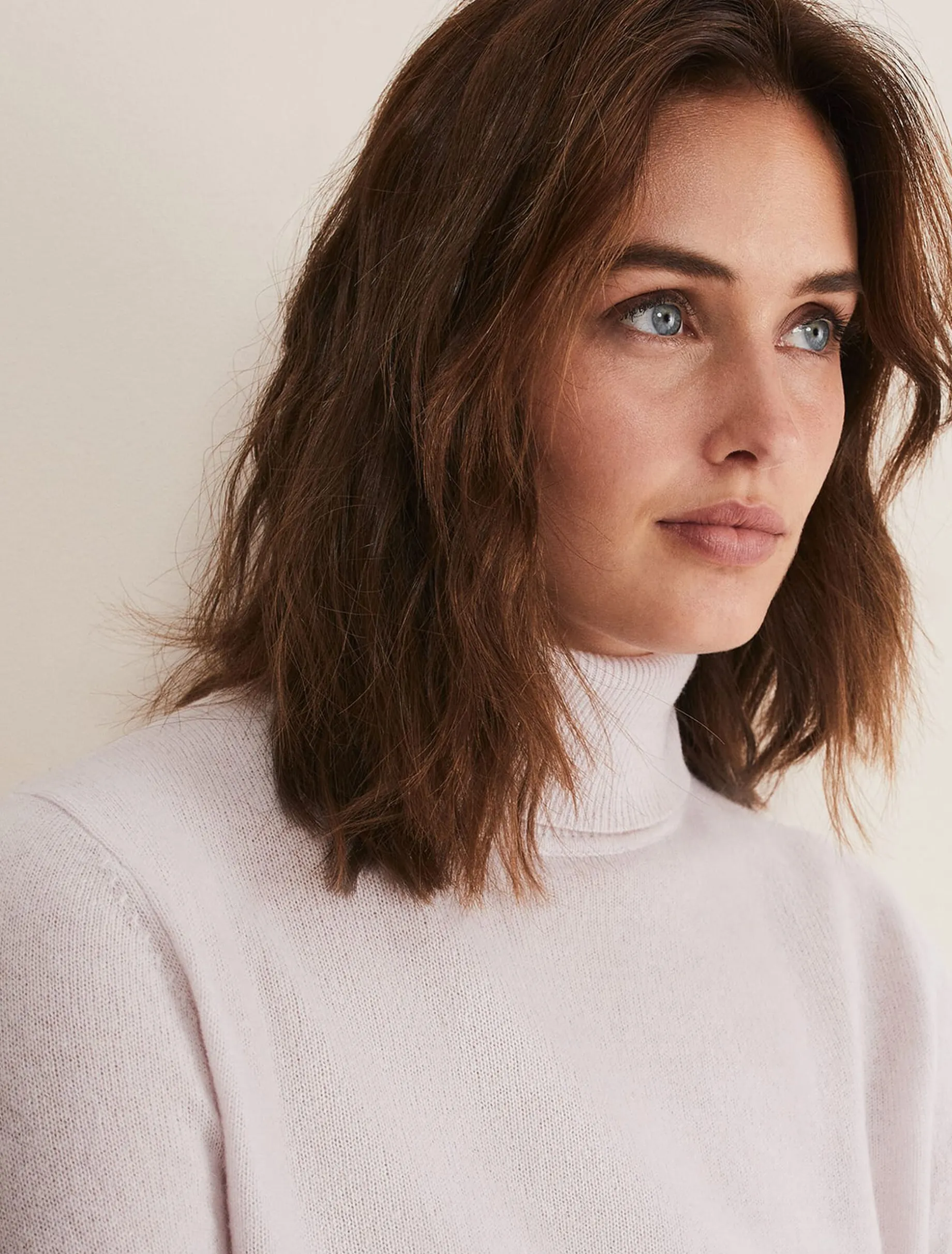 Cressida Wool Cashmere Roll Neck