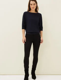 Cristine Batwing Fine Knit Jumper