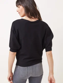Cristine Batwing Fine Knit Jumper