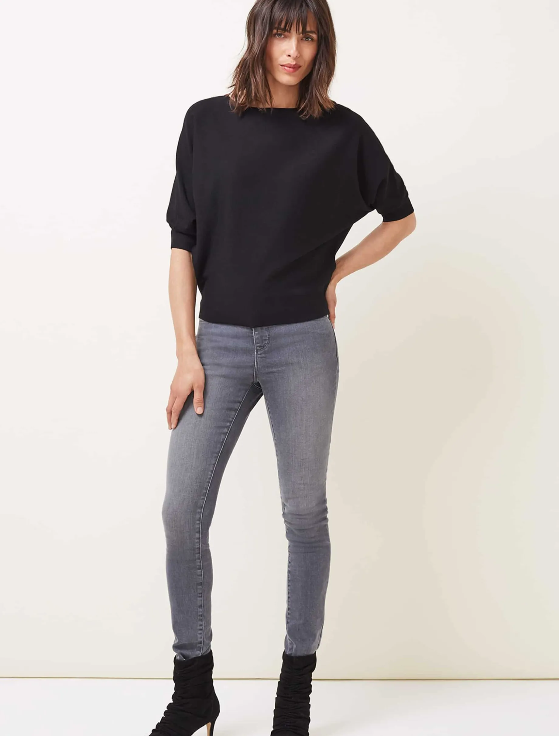 Cristine Batwing Fine Knit Jumper